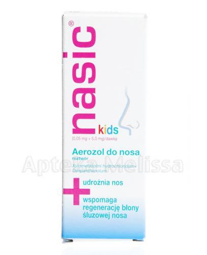  NASIC KIDS 0,05 mg + 5 mg / dawkę, Aerozol do nosa, 10 ml - Apteka internetowa Melissa  