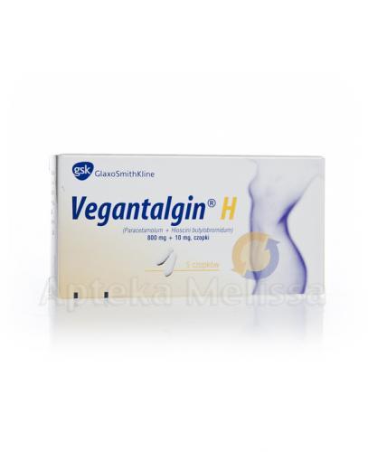 VEGANTALGIN Czopki 800 mg + 10 mg - Apteka internetowa Melissa