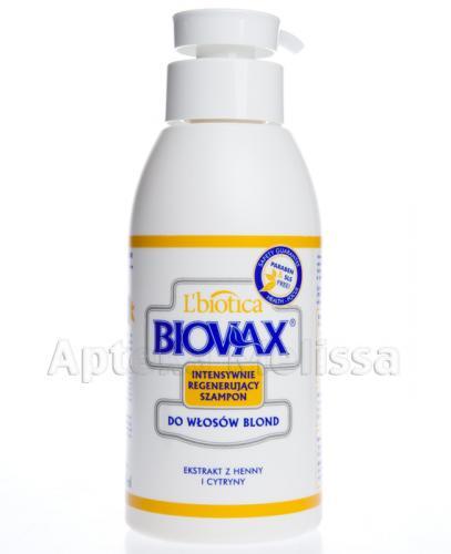 BIOVAX DO WŁOSÓW BLOND Intensywnie regenerujący szampon - 400 ml - Apteka internetowa Melissa