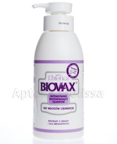 BIOVAX DO WŁOSÓW CIEMNYCH Intensywnie regenerujący szampon - 400 ml - Apteka internetowa Melissa