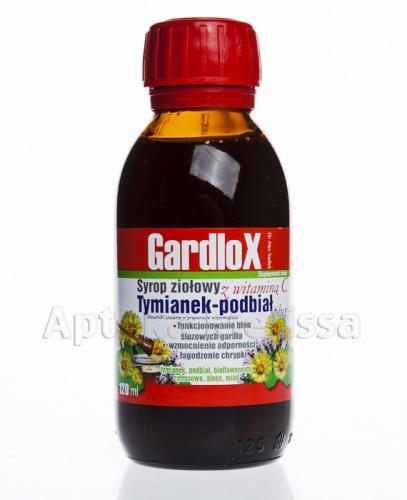  GARDLOX Syrop ziołowy z witaminą C tymianek-podbiał plus - 120 ml - Apteka internetowa Melissa  