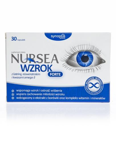 NURSEA WZROK forte - 30 kaps. - Apteka internetowa Melissa