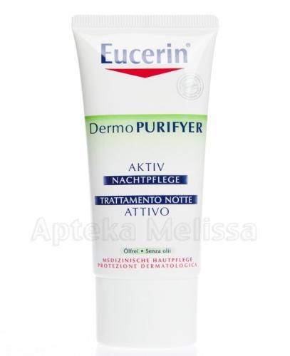 EUCERIN DERMOPURIFYER Aktywny krem na noc do skóry tłustej z niedoskonałościami - 50 ml - Apteka internetowa Melissa