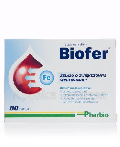 BIOFER - 80 tabl. - Apteka internetowa Melissa