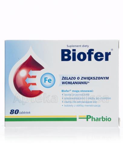  BIOFER - 80 tabl. - Apteka internetowa Melissa  