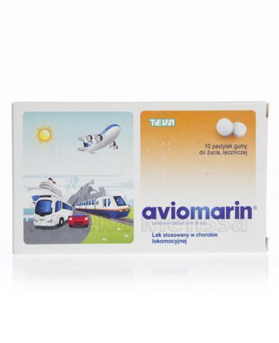 AVIOMARIN - 10 gum do żucia - Apteka internetowa Melissa