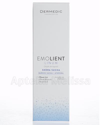 DERMEDIC EMOLIENT LINUM Olejek do kąpieli - 400 ml - Apteka internetowa Melissa