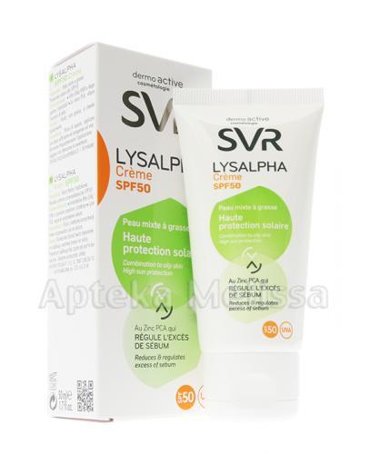  SVR LYSALPHA SPF50 Krem do skóry trądzikowej - 50 ml  - Apteka internetowa Melissa  