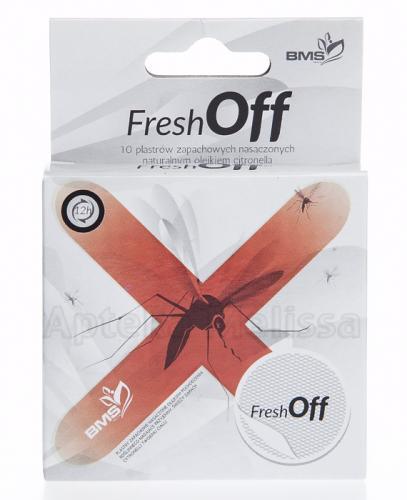 Fresh Off Plastry nasączone naturalnym olejkiem citronella - 10 szt. - Apteka internetowa Melissa