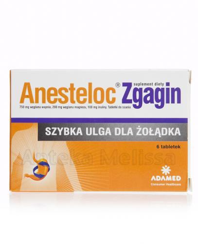 ANESTELOC Zgagin - 6 tabl. - Apteka internetowa Melissa
