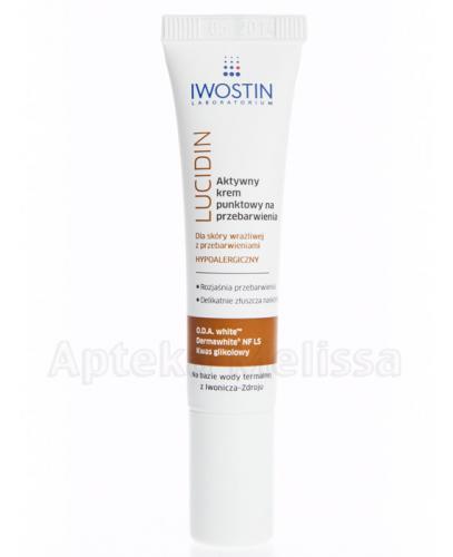 IWOSTIN LUCIDIN Aktywny krem punktowy na przebarwienia - 15 ml - Apteka internetowa Melissa
