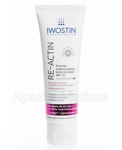 IWOSTIN RE-ACTIN Przeciwzmarszczkowy krem na dzień SPF15 - 40 ml - Apteka internetowa Melissa