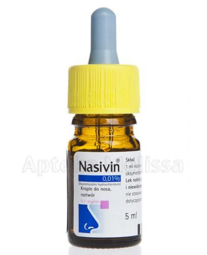 NASIVIN 0,1 mg/ml Krople do nosa - 5 ml - Apteka internetowa Melissa