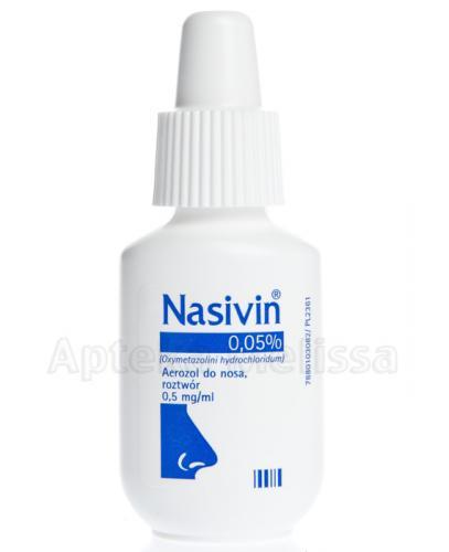 NASIVIN 0,5 mg/ml Krople do nosa - 10 ml - Apteka internetowa Melissa