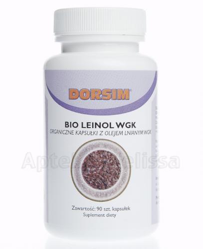 DORSIM BIO LEINOL WGK Organiczne kapsułki z olejem lnianym wgk - 90 kaps. - Apteka internetowa Melissa