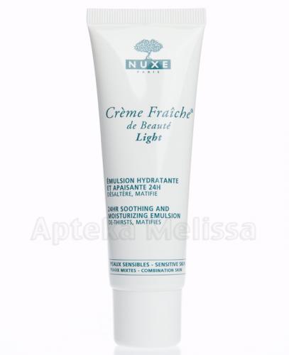 NUXE CREME FRAICHE DE BEAUTE LIGHT 24-godzinna nawilżająca i kojąca emulsja o lekkiej konsystencji - - Apteka internetowa Melissa