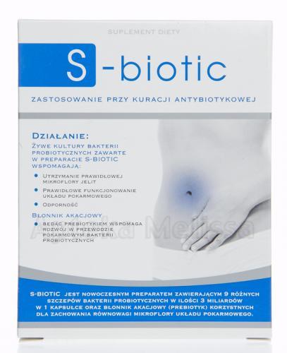 S-BIOTIC - 15 kaps. - Drogeria Melissa