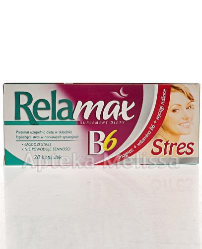  RELAMAX B6 Stres - 20 kaps.  - Apteka internetowa Melissa  
