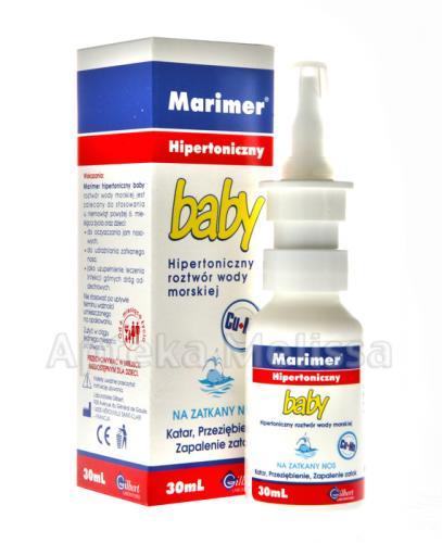  MARIMER BABY Hipertoniczny roztwór wody morskiej - 30 ml - Apteka internetowa Melissa  