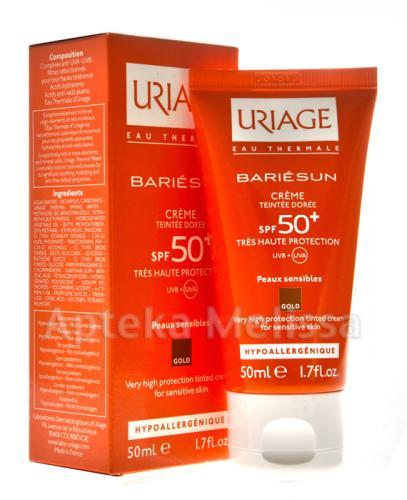 URIAGE BARIESUN Przeciwsłoneczny krem tonujący SPF50+ opalony beż - 50 ml - Apteka internetowa Melissa