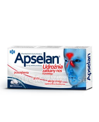 APSELAN - 10 tabl. - Apteka internetowa Melissa