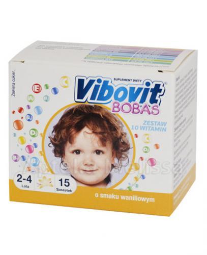 VIBOVIT BOBAS Waniliowy - 15 sasz. - Apteka internetowa Melissa