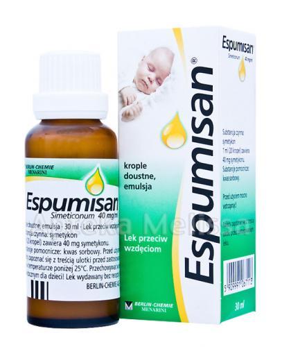  ESPUMISAN krople doustne 40 mg emulsja - 30 ml - Apteka internetowa Melissa  