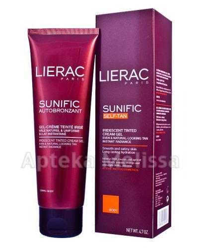 LIERAC SUNIFIC AUTOBRONZANT Samoopalacz krem-żel brązujący do ciała - 125 ml - Apteka internetowa Melissa