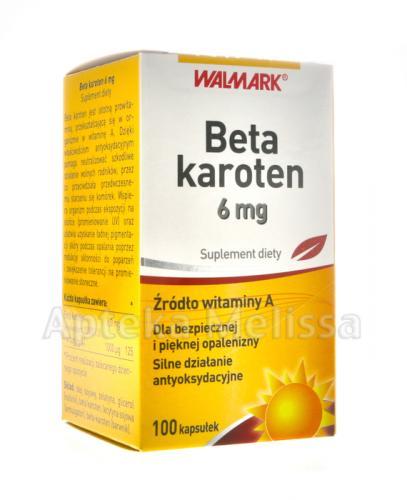  WALMARK BETA-KAROTEN 6 mg - 100 kaps. - Apteka internetowa Melissa  