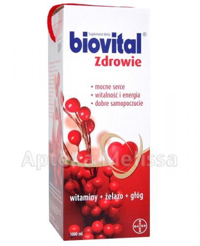  Biovital Zdrowie płyn - 1000 ml. Wspomaga pracę serca - Apteka internetowa Melissa  