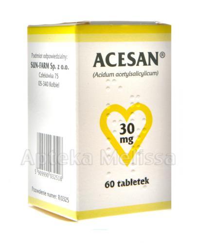 ACESAN 30 mg - 60 tabl. - Apteka internetowa Melissa
