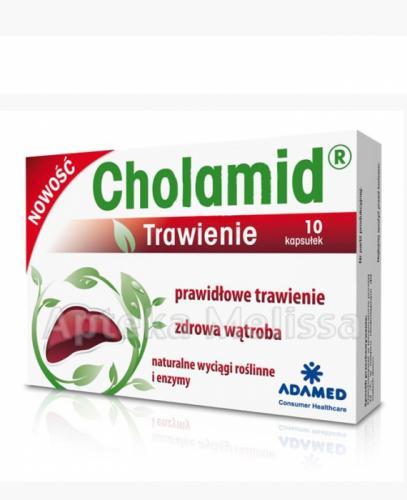 CHOLAMID Trawienie 0,1 g - 10 kaps. - Apteka internetowa Melissa
