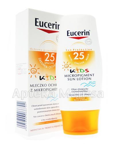 EUCERIN SUN KIDS Mleczko ochronne z mikropigmentami SPF25 - 150 ml + Mleczko po opalaniu 75 ml GRATIS - Apteka internetowa Melissa