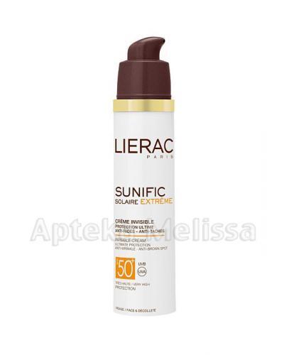 LIERAC SUNIFIC EXTREME Komfortowy krem z bardzo wysoką ochroną SPF50 do twarzy i dekoltu - 50 ml - Apteka internetowa Melissa