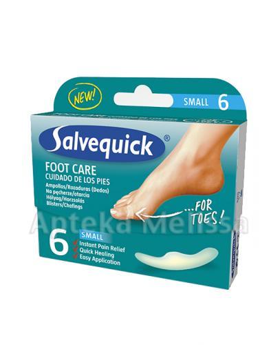 SALVEQUICK FOOT CARE Plastry na pęcherze i otarcia Small - 6 szt. - Apteka internetowa Melissa