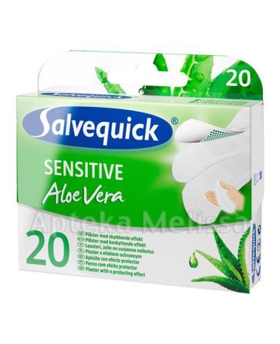 SALVEQUICK SENSITIVE ALOE VERA Plastry z opatrunkiem dla skóry bardzo wrażliwej różne rozmiary - 20 - Apteka internetowa Melissa
