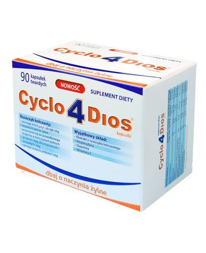  CYCLO4DIOS - 90 kaps. - wzmocnienie naczyń krwionośnych - cena, opinie, wskazania - Apteka internetowa Melissa  
