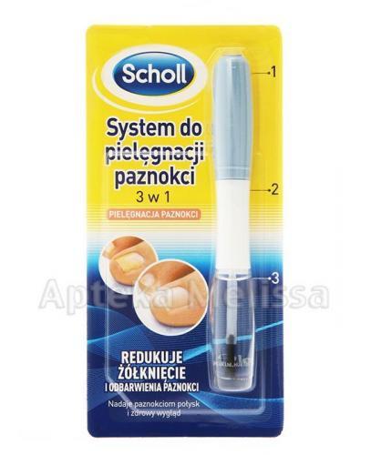 SCHOLL HEALTHY NAILS 3w1 System redukujący żółknięcie i odbarwienia paznokci - 1 szt. - Apteka internetowa Melissa