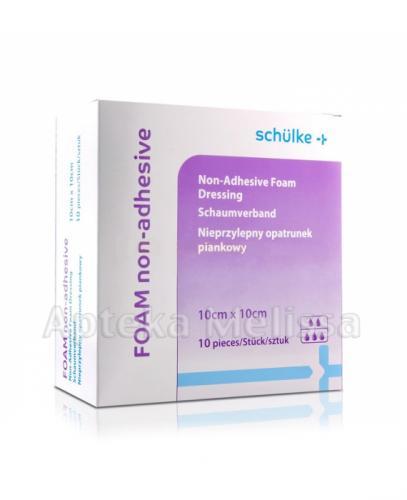 SCHULKE Nieprzylepny opatrunek piankowy 10 x 10 cm - 1 szt. - Apteka internetowa Melissa