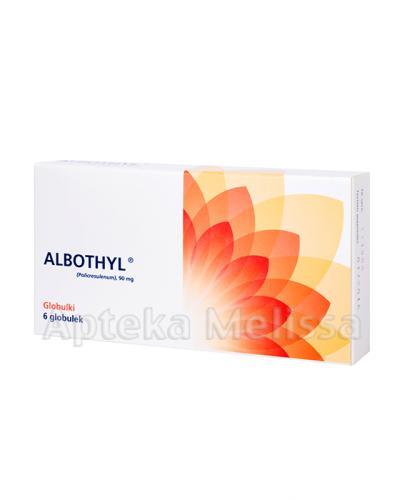  ALBOTHYL 90 mg - 6 glob. Przy stanach zapalnych narządów rodnych. - Apteka internetowa Melissa  