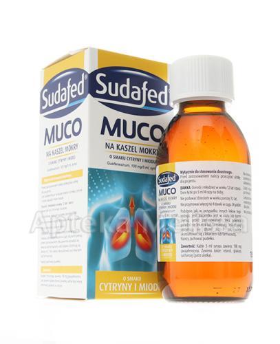 SUDAFED MUCO Na kaszel mokry o smaku cytryny i miodu - 150 ml - Apteka internetowa Melissa