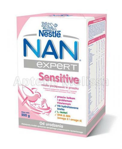Nestle Nan Expert Sensitive Mleko modyfikowane dla niemowląt z problemami trawiennymi - Apteka internetowa Melissa