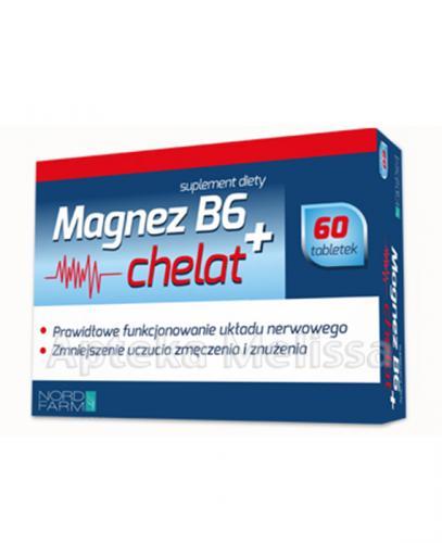 MAGNEZ B6 + CHELAT - 60 tabl. - Apteka internetowa Melissa