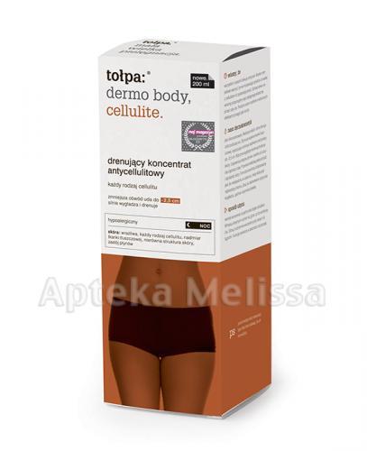 TOŁPA DERMO BODY CELLULITE Drenujący koncentrat antycellulitowy noc - 200 ml - Apteka internetowa Melissa