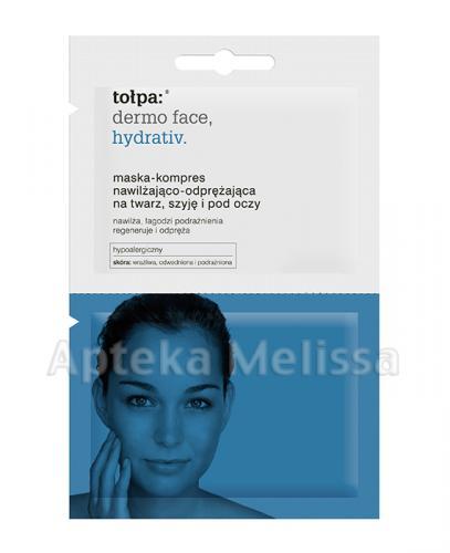 TOŁPA DERMO FACE HYDRATIV Maska-kompres nawilżająco-odprężająca na twarz i pod oczy - 12 ml