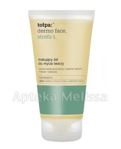 TOŁPA DERMO FACE STREFA T Matujący żel do mycia twarzy - 150 ml - Apteka internetowa Melissa