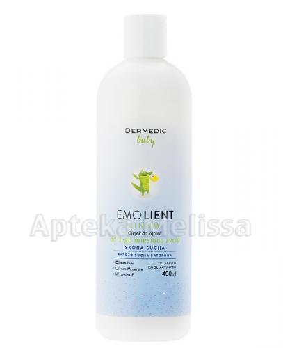 DERMEDIC BABY EMOLIENT LINUM Olejek do kąpieli - 400 ml - Apteka internetowa Melissa