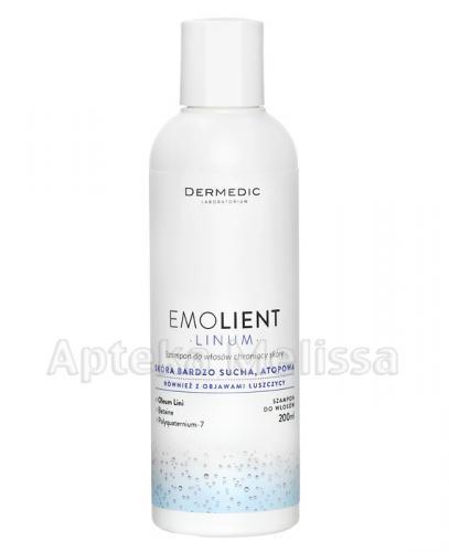 DERMEDIC EMOLIENT LINUM Szampon do włosów chroniący skórę - 200 ml - Apteka internetowa Melissa