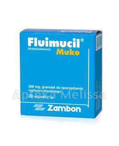  FLUIMUCIL MUKO 200 mg - 20 sasz. - Apteka internetowa Melissa  