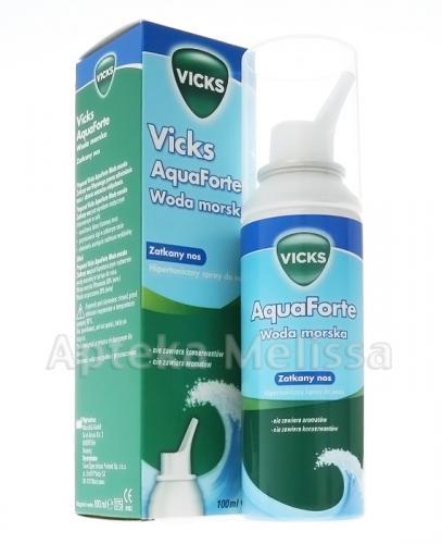 VICKS AQUAFORTE Woda morska - 100 ml - Apteka internetowa Melissa